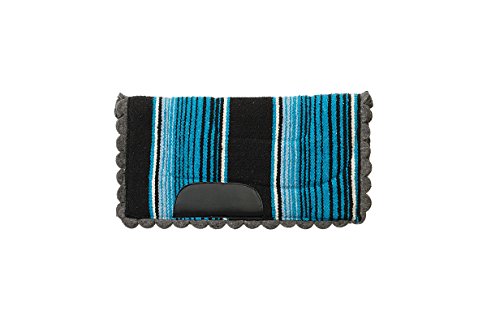 Weaver Leather Pony Felt Lined Navajo Saddle Pad Blue 23