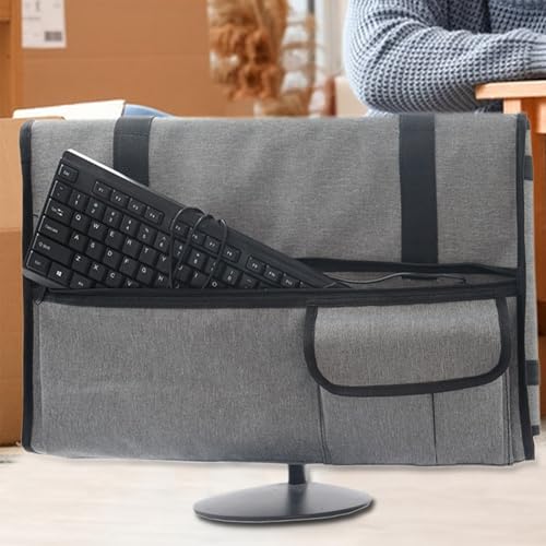 Cubierta protectora ajustable antipolvo para proteger monitores contra golpes 3