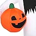 Homegear Halloween Decoration 8 Feet Inflatable Ghost with LED Glow Light