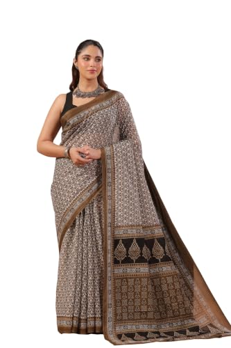 Image of TAMAIRA FASHION Mulmul Pure Cotton Saree For Woman |Office Wear Daily Wear Sarees For Women Without Blouse Piece(Available in 19 Colours)