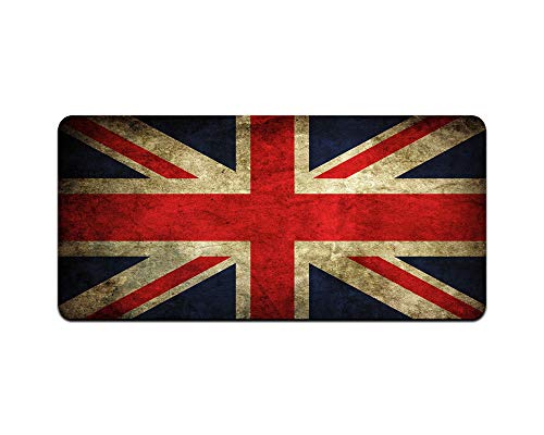 Image of Ryca Old British Flag Printed Matt Finish Anti-Skid Non-Slip Rubber Base Mouse Pad /Desk Pad for Work from Home||Office||Gaming||PC||Laptop||Keyboard Mousepad