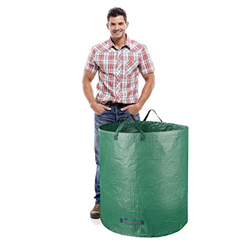 Gardenmate 2-Pack 106 Gallons Professional Reusable Garden Waste Bags (H31, D31 Inches) - Yard Waste Bags With Double Bottom #TOP1