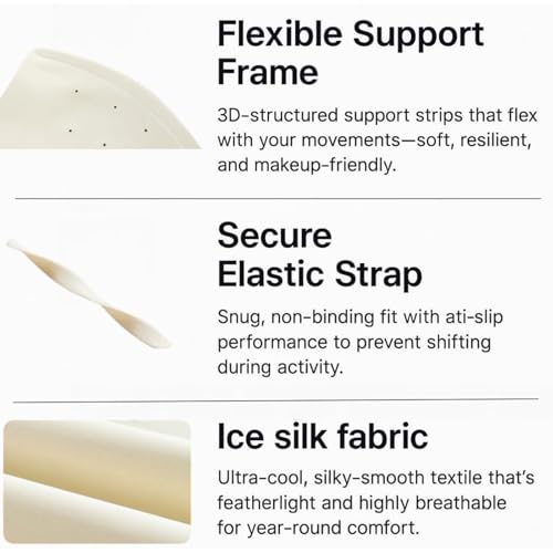 Image of 4Pcs Breathable UV Protection Full Face Mask Set, Comfortable Sun-proof Full Face Cover, Perfect for Cycling, Daily Commute and all kinds of Outdoor Activities for Women