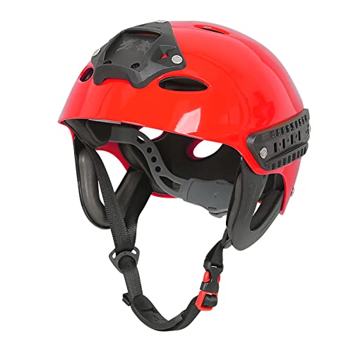 Zgsalvation Améliorez le casque de sports nautiques, homologué CE unisexe taille réglable léger casque de sécurité, pour kayak rafting planche à roulettes eau voile Wading surf dérive