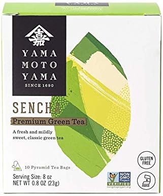 Yamamotoyama Sencha Green Tea Pyramid Bag, 0.81-Ounce Box by Yamamotoyama