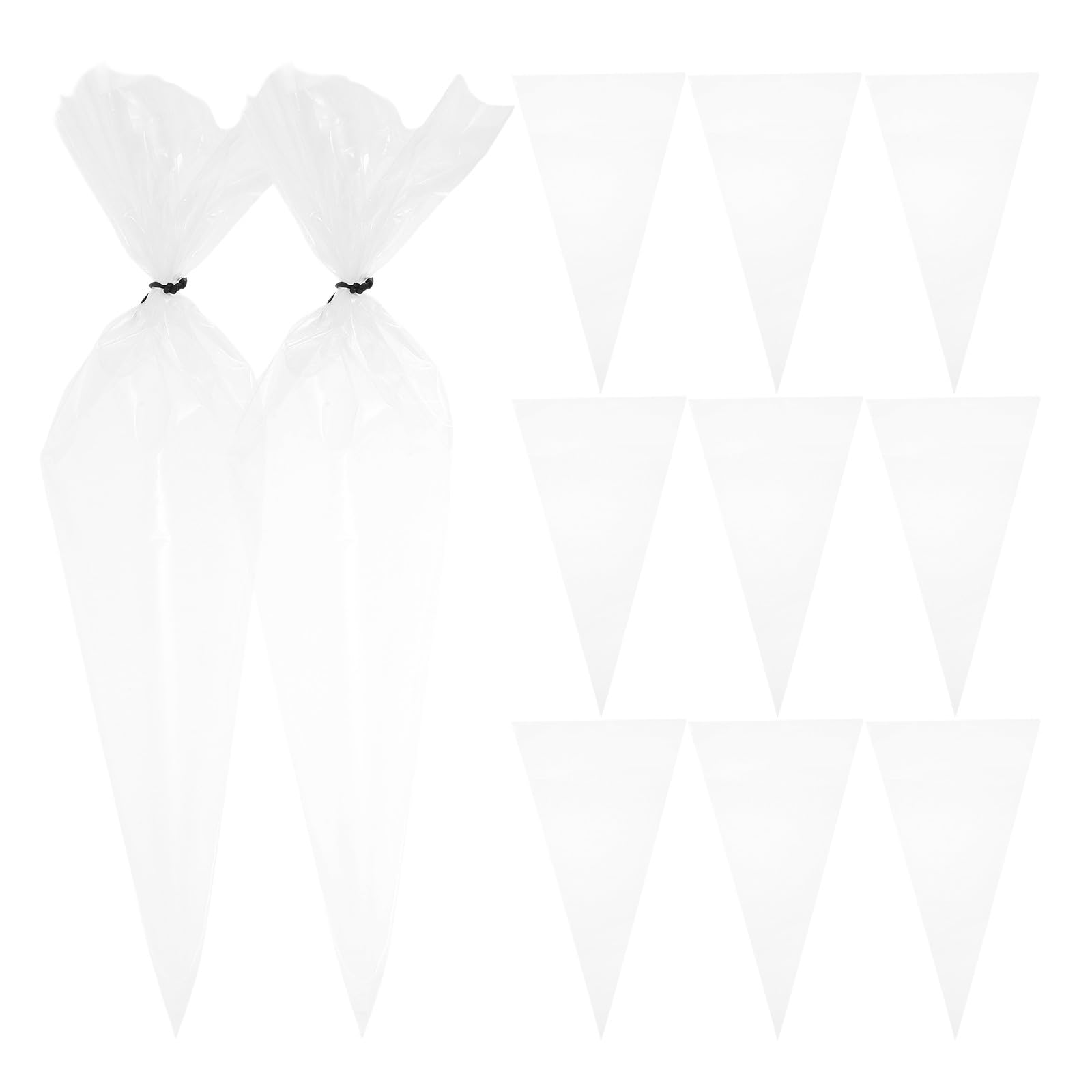 Grout Bags for Tile Installation 50Pcs Heavy Duty Cement Pouch with Molded Tip Large Capacity for Exterior Wall Joint Sealing and Brick Repair with Hand Protection