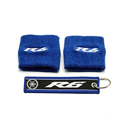 NLJYSH Motorcycle Front Fluid Oil Brake Reservoir Socks 3D for YZFR6 YZF-R6 YZF R6 R6S 1999-2015 Brake Clutch Sleeve Set (Color : Beige)