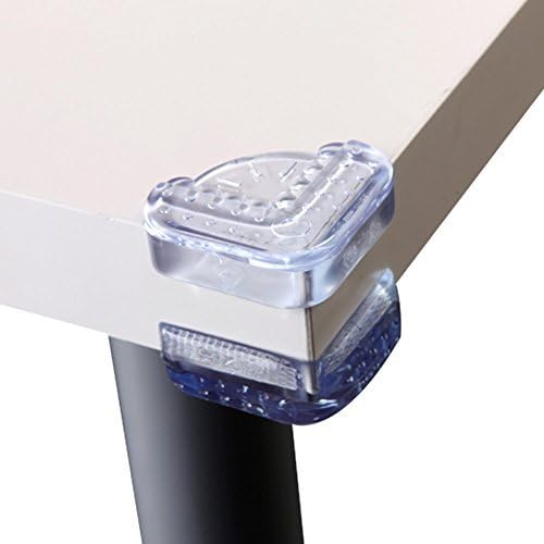 BABY MATE 8 PCS Medical Grade 1.6" R Large Flat Table Corner Guards - Clear Edge & Corner Protector