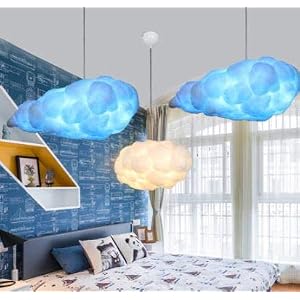 Creative Cloud Chandelier,American country Handwork Living room Restaurant E27 White-C diameter60cm(24inch)