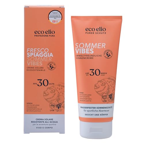 eco elio protezione solare sostenibile SPF 30 200ml "Fresco Spiaggia"