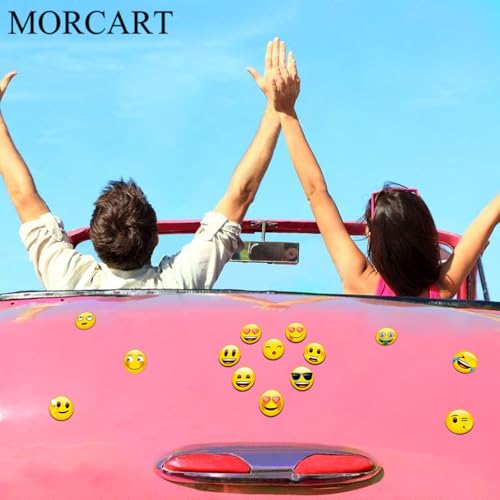Imanes decorativos emoji MORCART 28 piezas 3 cm miniatura 4