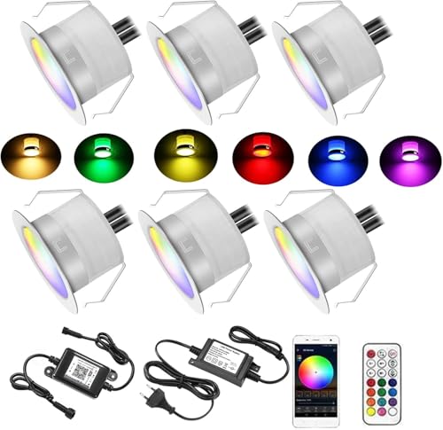 Spot encastrable extérieur Alexa et Google Home avec kit RGB dimmable