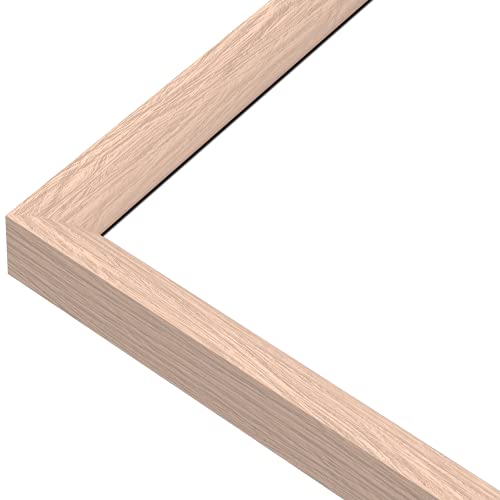 Image of NeuType Full Length Hanging Floor Mirror with Standing Holder Bedroom Locker Room (Natural Wood)