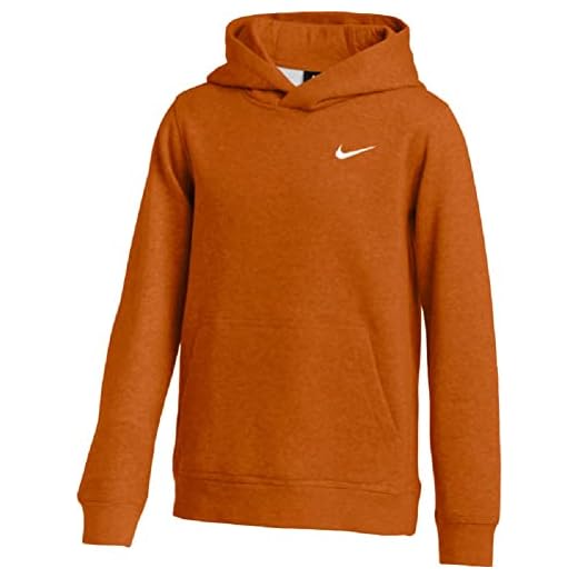 Nike Youth Fleece Pullover Hoodie (Desert Orange, Medium)
