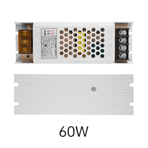Transformateur LED 12V extra plat alimentation stabilisée haute précision 60W DC - 2