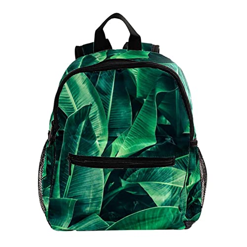 Mochila linda para escuela y viajes infantiles con estampado tropical de verano