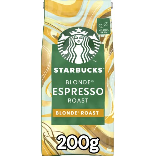 STARBUCKS Blonde Espresso Roast, Helle Röstung, Ganze Kaffeebohnen 200g (6er Pack)