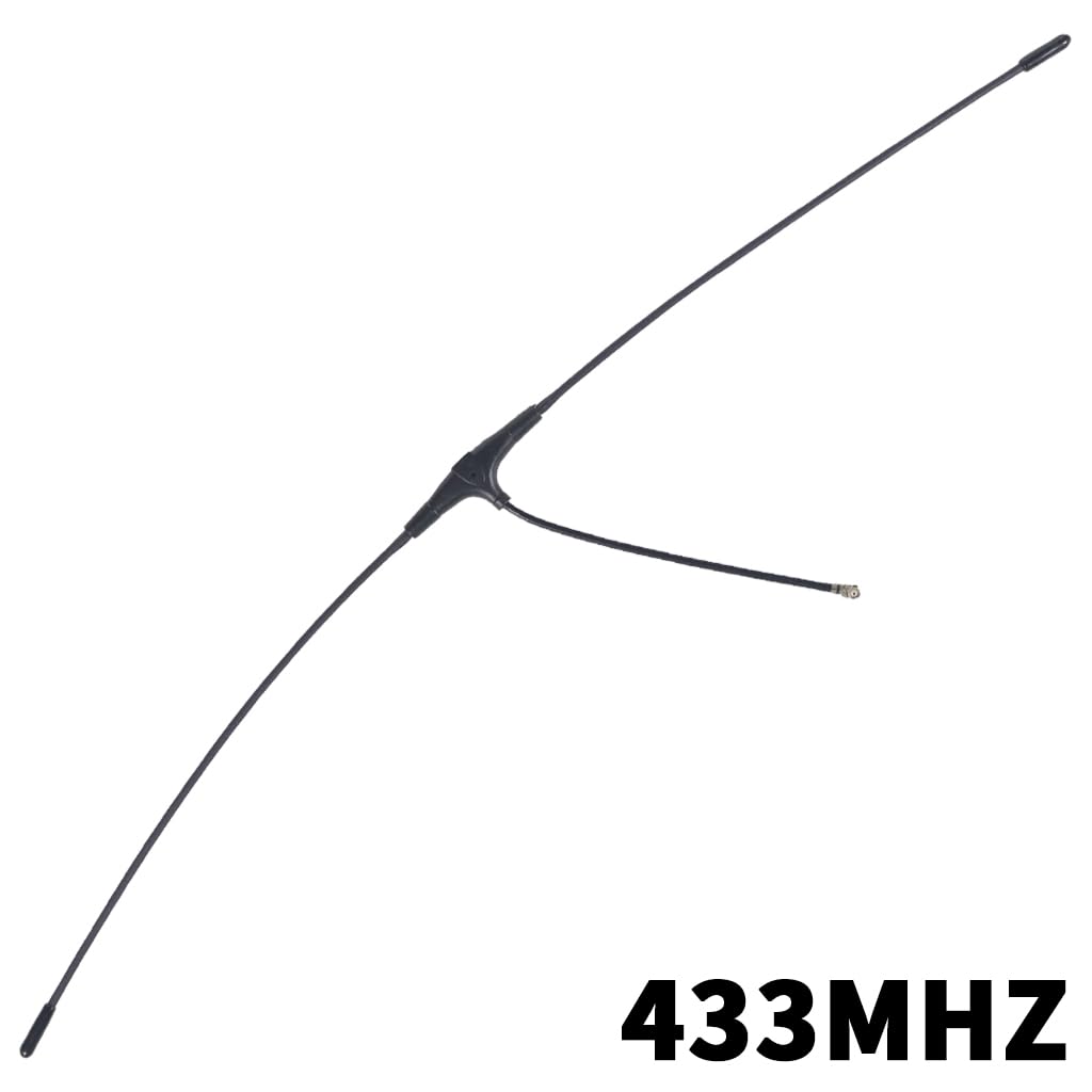 QWinOut 1.2-G T-Type Antenna 433/750-760 IPEX1 SMA Antenna for RC FPV Racing Drone Long Range (433-IPEX1)