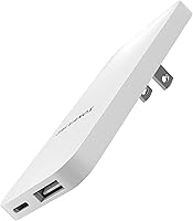 Vista 1 de Type C Flat Wall Charger, Galvanox Ultra Slim (Multi-Port Power Adapter) for iPhone 13/14/15/16 iPhone 17 Pro/Max and Samsung Galaxy Models, 20W