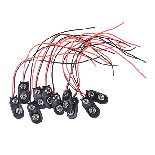 9V Batteria Clip Connettore Titolare I-Type Con Morbido Per Shell E Filo Confezione Di 10pcs Per Parti Striscia LED