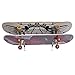 YYST 45Â° Angles Skateboard Wall Mount Skateboard Wall Hanger Storage Rack to fit Long Board , Skateboard, ,etc- W Silicone Pad in The Slot (4)