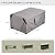 KylinLucky Outdoor Table Covers Fits up to 48L x 26Wx 13H inches, Outdoor Furniture Set Covers Waterproof for Coffee Table Covers Grey