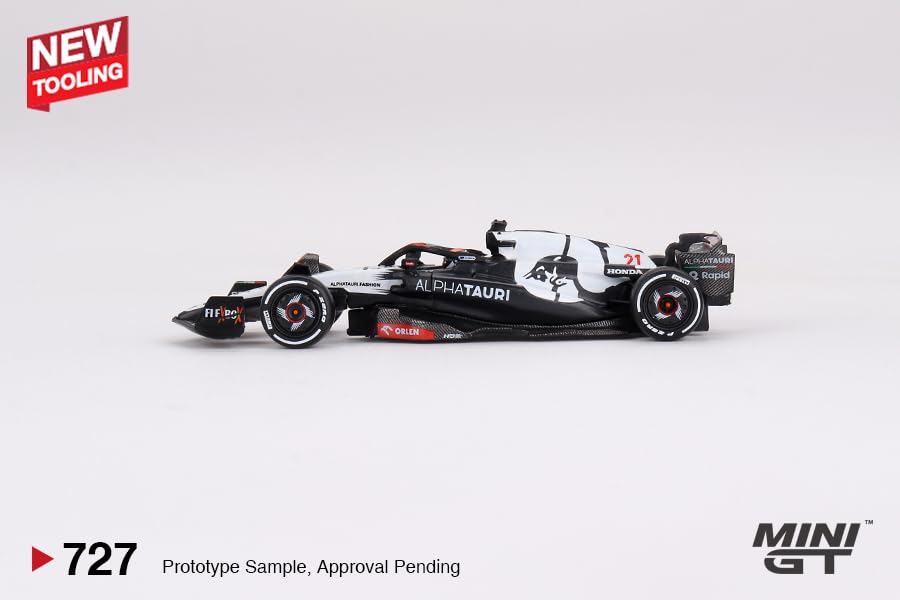 Diecast Model Car Compatible with Mini GT 1:64 AlphaTauri AT04#21