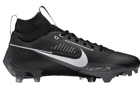 Nike Vapor Edge Pro 360 2 Men's Football Cleats Black/White-Iron Grey DA5456-010 (us_Footwear_Size_System, Adult, Men, Numeric, Medium, Numeric_16)