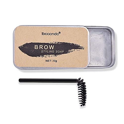 Eyebrow Soap, 3D Brows Styling Soap, Transparent Long Lasting Natural Eyebrow Wax Eyebrow Gel