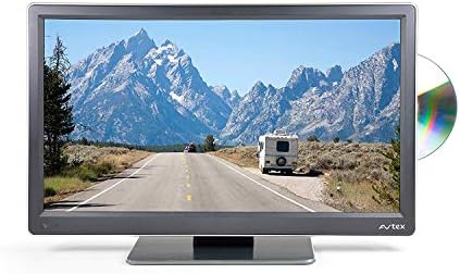 Avtex L168DR Ultra-Compact/Lightweight Widescreen Full HD LED TV/DVD/PVR – Black, 16-Inch