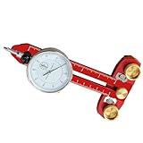 Table Saw Alignment Jig Gauge with Dial Indicator, Table Saw Calibration Tool, 0-10mm Precision Measuring Device for Woodworking Track and Saw Bench, Aluminum Alloy and Brass Con - Image 9