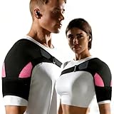 ZhongShuang 2 Stück Verstellbar Schulterbandage Aus Atmungsaktivem，Unisex Für Herren Und Frauen,Schulterstütze Sanfte Unterstützung Für Linke Oder Rechte Schulter