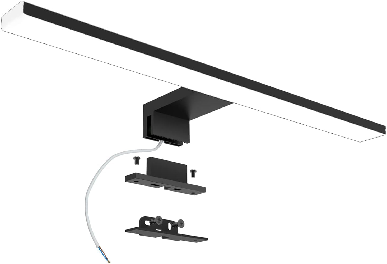 Led Spiegelleuchte und Steckdosen Box mit Schalter