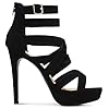 MARCOREPUBLIC-Indianapolis-Womens-Open-Toe-High-Platform-High-Heeled-Shoes-Stiletto-Dress-Sandals-Black-NBPU-65 MARCOREPUBLIC Indianapolis Women's Open Toe High Platform High Heeled Shoes Stiletto Dress Sandals - (Black NBPU)- 6.5