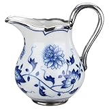  Milchkännchen klein Hutschenreuther Maria Theresia Zwiebelmuster Silbermontur
