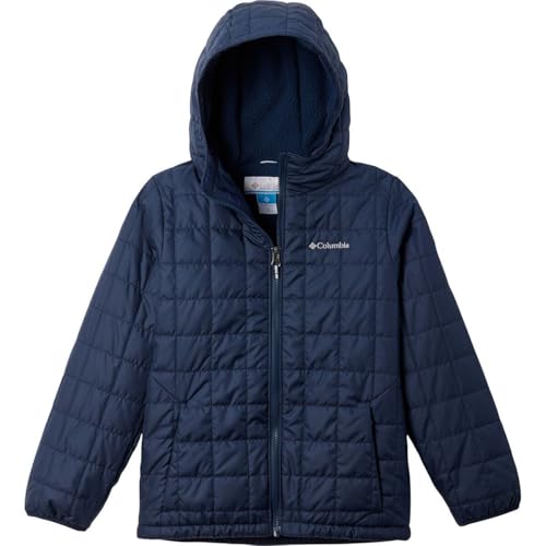 Columbia Youth Boys Rugged Ridge II Sherpa Lined Jacket, Collegiate Navy, Small