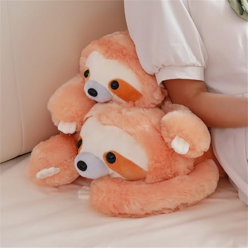 Sarah Duke Faultier Kuscheltier, Kuschel Stofftier Faultier Plüschtier für Mädchen, Jungen & Babys, XXL groß Plush Baby-Geschenk für Erwachsene Kinder (50cm)