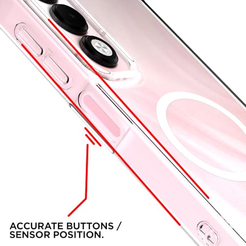 Image of Amazon Basics Back Cover for Oppo K13x 5G / Realme C71 / C75 5G / P3x 5G Mag-Safe Shockproof PC + TPU Protective Case Magnetic Support Bumper Case (Transparent Mag-Safe)