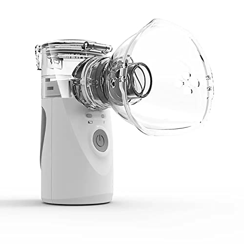 Aerosol Nebulizador Portable A Ultrasonido Powered Con Pilas O Despegar la Máscara USB Con Inhalador, Máscara, Atomizador Bolsas de Viaje Oficina Casa