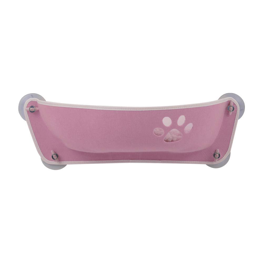 Amaca per Gatti Rosa Gatto Finestra Letto Gatto Finestra Pesce Persico Gatto Amaca Sedile Letto per Gatti Casa con Cuscino Amaca per Animali da Compagnia 20Kg 2Pz