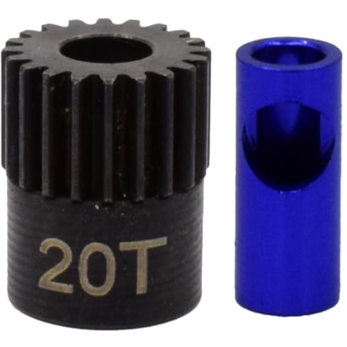 Hot Racing NSG820 20t Steel 48p Pinion Gear 5mm or 1/8