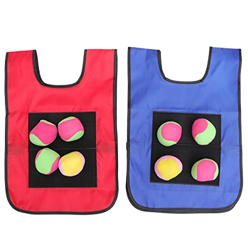 Toyvian Dodgeball Game Vests Sticky Vests Set Game Sticky Ball Random Color