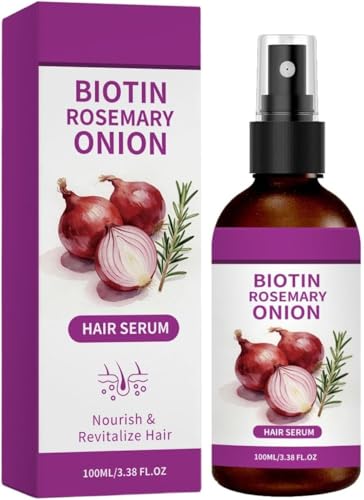 Sérum capillaire oignon rouge et romarin, le spray hydratant léger pour votre routine du matin