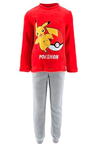 Pokémon Pijamas para Niño, Camiseta y Pantalon Largo Terciopelo para Niño, Pikachu Pijama Polar Suave, Talla 10 Años | Rojo | Ya disponible en tu tienda friki favorita! En mundofriki.es! Pokémon Pijamas para Niño, Camiseta y Pantalon Largo Terciopelo para Niño, Pikachu Pijama Polar Suave, Talla 10 Años | Rojo | Ya disponible en tu tienda friki favorita! En mundofriki.es!