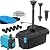 Antfraer Pond Filter with Pump Kits, Pond Filters for Outdoor Ponds Built In 660GPH Pond Pump, Pond Filter Box Suitable for Garden, Fountain, Pond, Animal Sink, Waterfall, Aquarium