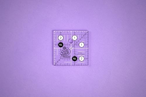 Craft Bunch - 5 Non-Slip Square Quilt Template Rulers - 2.5", 3.5", 4.5", 5.5", 6.5" - Thumbnail 6