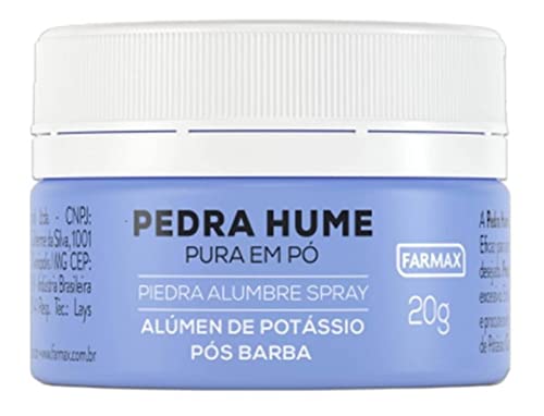 Pedra Hume em Pó, Farmax, 20 G