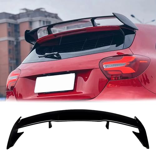 Spoiler arrière Mercedes W176 finition noir laqué effet miroir