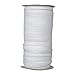 Elastic Cord/Elastic Rope/Elastic Band/Bungee/Heavy Stretch Knit Elastic Spool/50-Yards Length 1/2" Width(White)