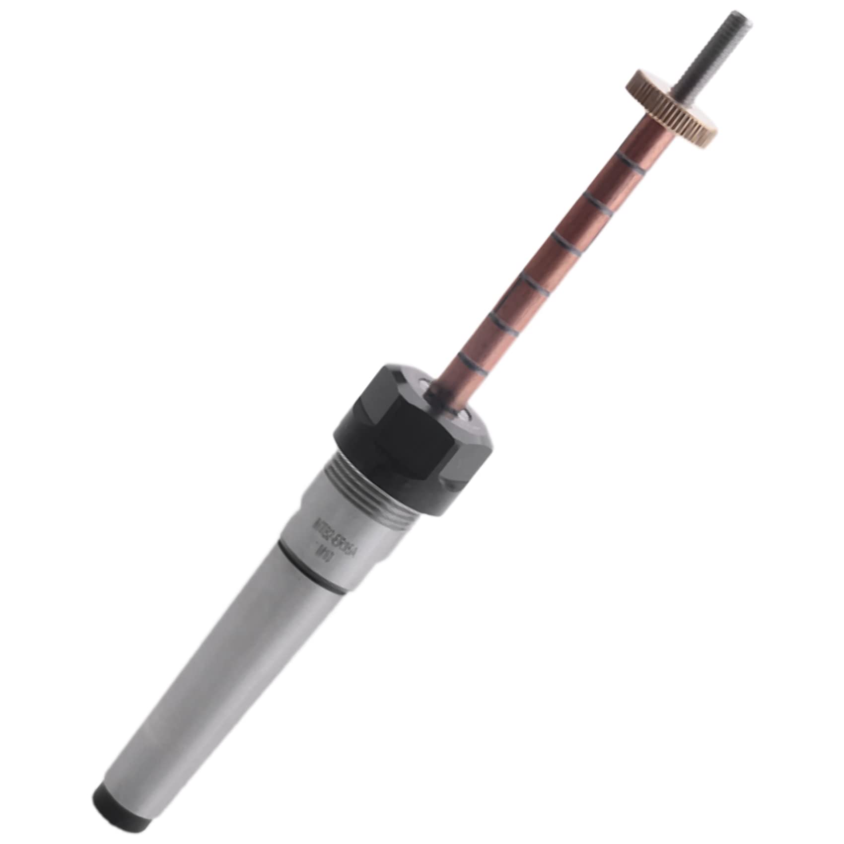 Qarmijaer Silver&Black Rotary's Top Lathe Machine Revolving Centre Wood Turning Ballpoint Pen Mandrel-Taper Shank